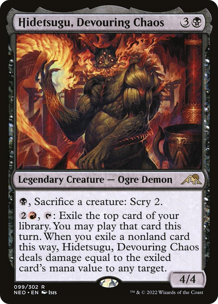 Image for Hidetsugu, Devouring Chaos (99) - Magic: The Gathering