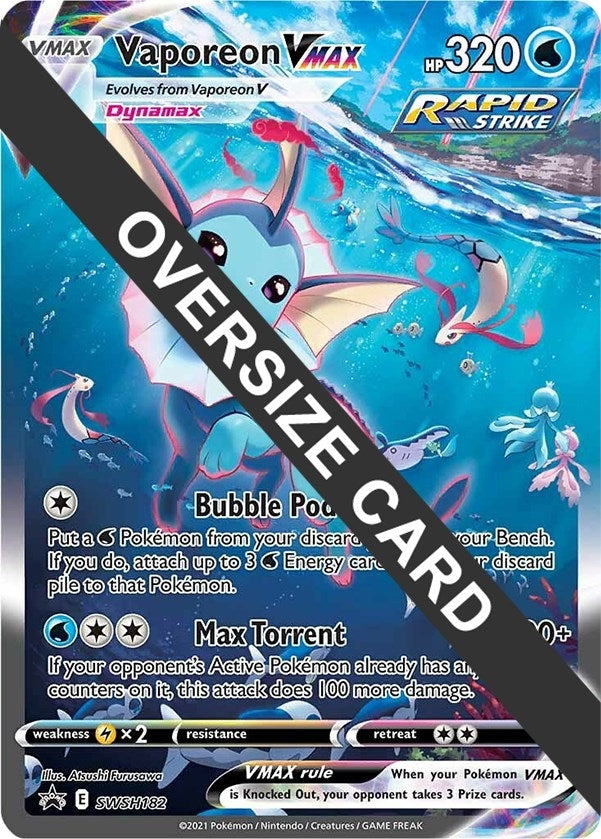 Image for Vaporeon VMAX - SWSH182 (SWSH182) (PR) - Pokemon