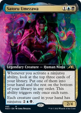Image for Satoru Umezawa (Extended Art) (493) - Magic: The Gathering