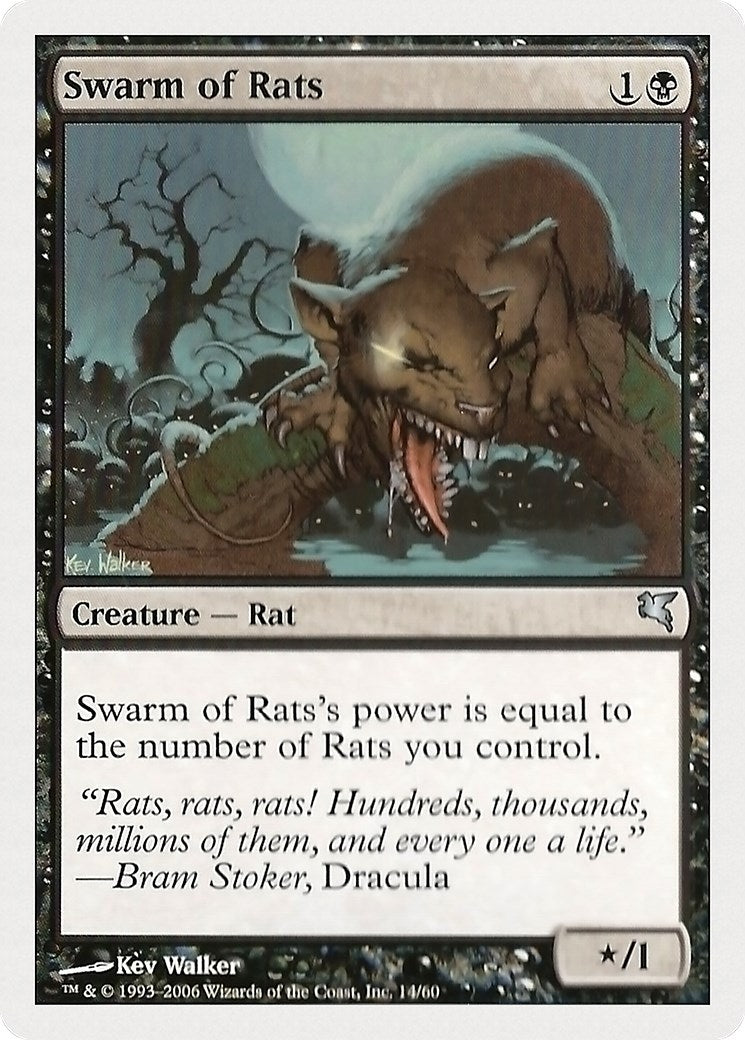 Image for Swarm of Rats (14) (14) (PSAL) - Magic: The Gathering
