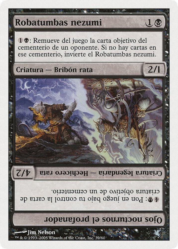 Nezumi Graverobber // Nighteyes the Desecrator (Spanish) - "Robatumbas nezumi" (A39) (A39) (PSAL)
