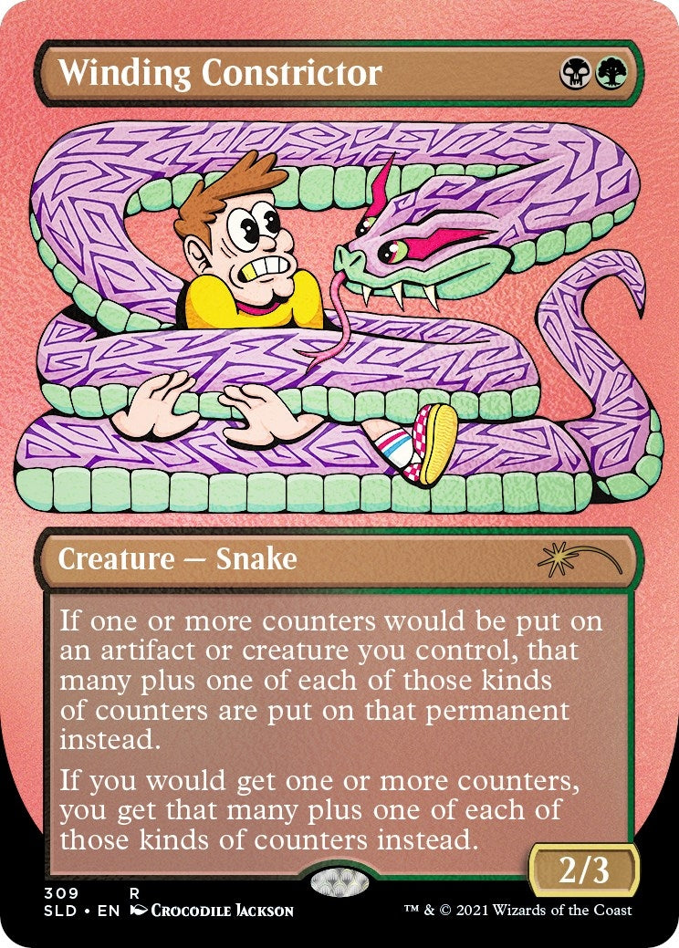Image for Winding Constrictor (Foil Etched) (309) - Magic: The Gathering