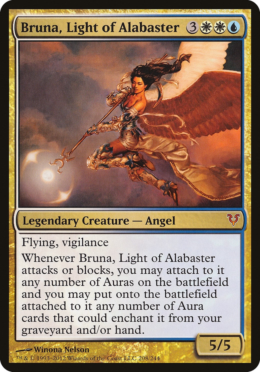 Image for Bruna, Light of Alabaster (Open the Helvault) (208) - Magic: The Gathering