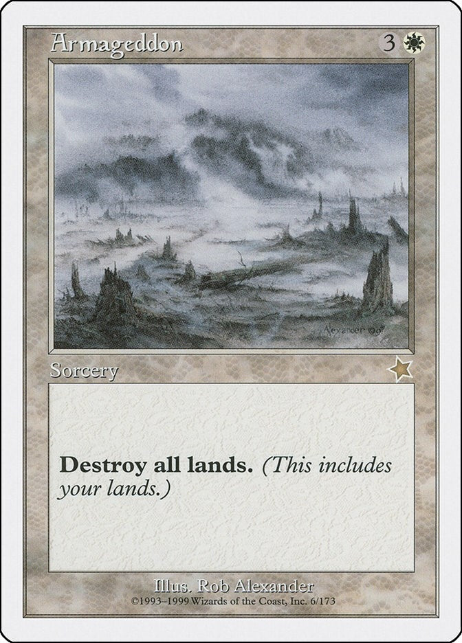 Image for Armageddon (6) - Magic: The Gathering