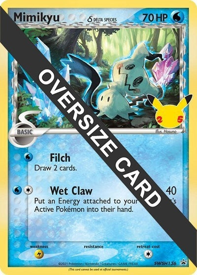 Image for Mimikyu (Delta Species) - SWSH136 (SWSH136) (PR) - Pokemon