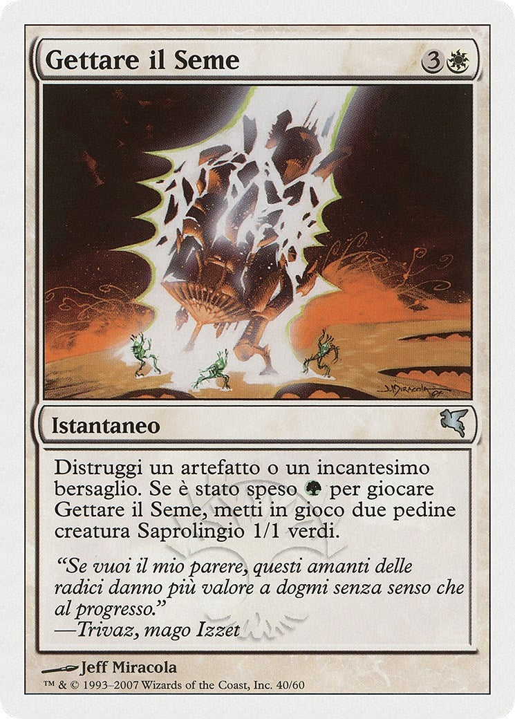 Image for Seed Spark (Italian) - "Gettare il Seme" (J40) (PSAL) - Magic: The Gathering