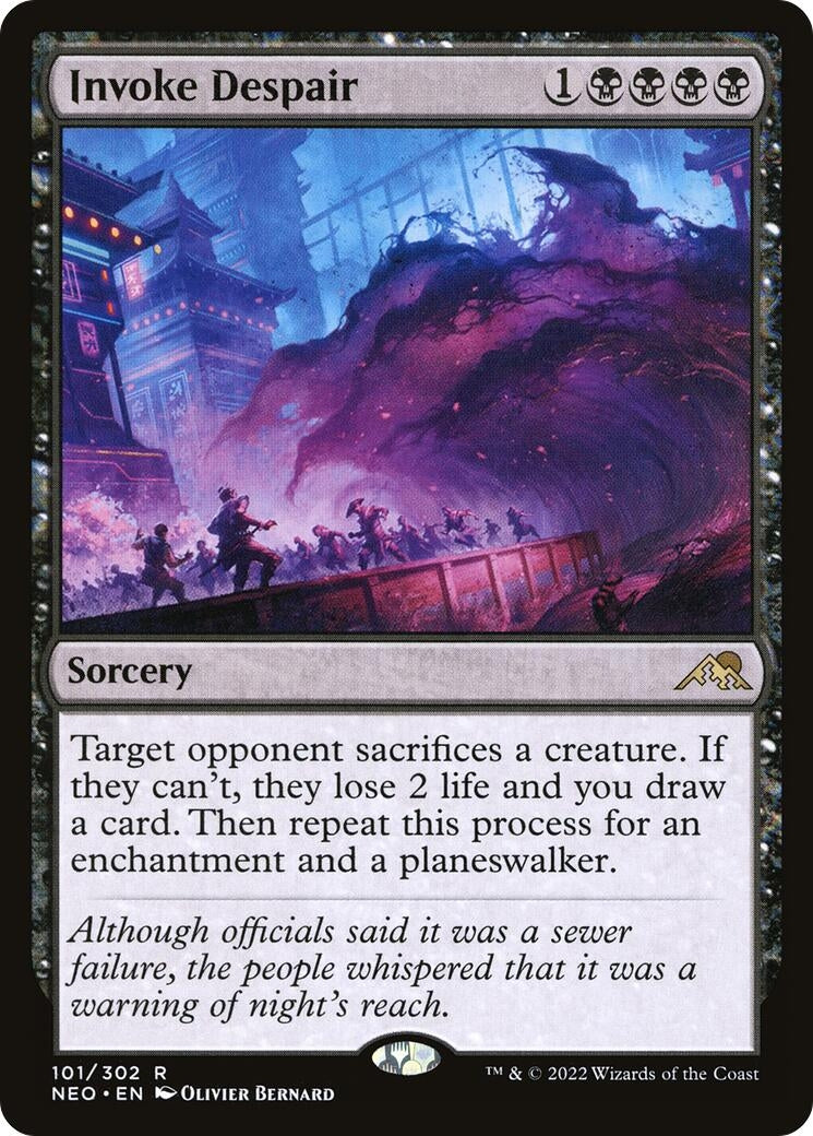 Image for Invoke Despair (101) - Magic: The Gathering
