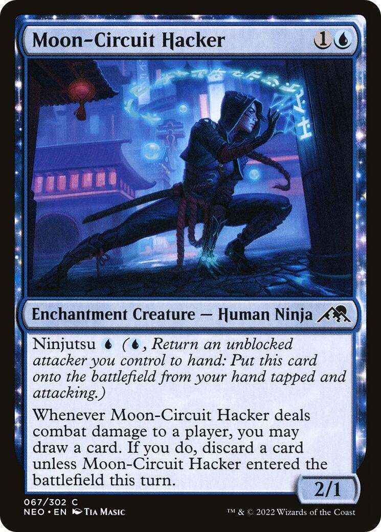 Image for Moon-Circuit Hacker (67) - Magic: The Gathering