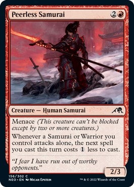 Image for Peerless Samurai (156) - Magic: The Gathering