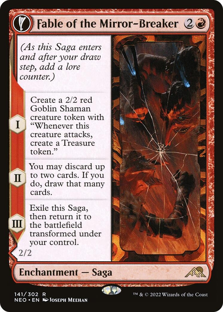 Image for Fable of the Mirror-Breaker (141) (NEO) - Magic: The Gathering