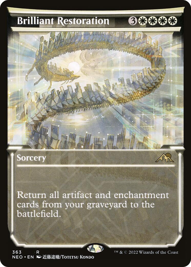 Image for Brilliant Restoration (Showcase) (363) - Magic: The Gathering