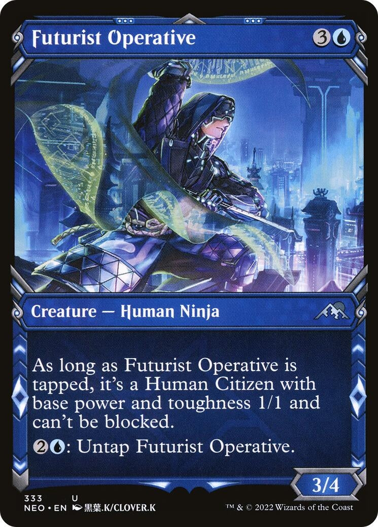 Image for Futurist Operative (Showcase) (333) - Magic: The Gathering