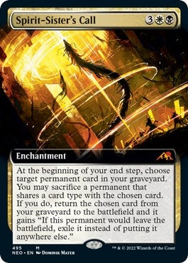 Image for Spirit-Sister's Call (Extended Art) (495) - Magic: The Gathering