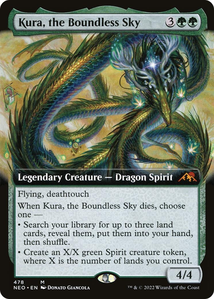 Image for Kura, the Boundless Sky (Extended Art) (478) - Magic: The Gathering