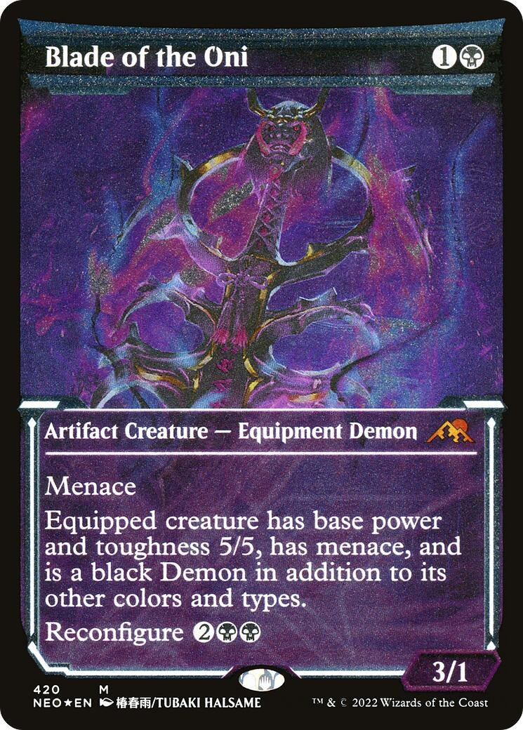 Image for Blade of the Oni (Showcase) (Foil Etched) (420) - Magic: The Gathering
