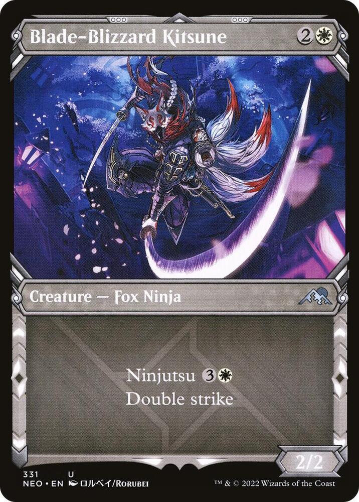 Image for Blade-Blizzard Kitsune (Showcase) (331) - Magic: The Gathering