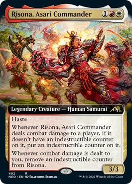 Image for Risona, Asari Commander (Extended Art) (492) - Magic: The Gathering