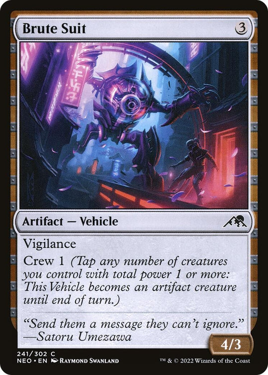 Image for Brute Suit (241) - Magic: The Gathering