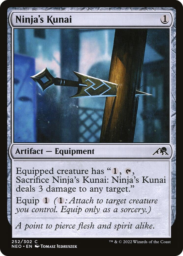 Image for Ninja's Kunai (252) - Magic: The Gathering