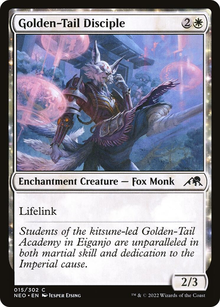 Image for Golden-Tail Disciple (15) (NEO) - Magic: The Gathering