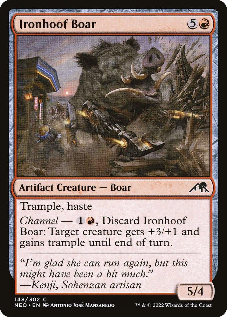 Image for Ironhoof Boar (148) - Magic: The Gathering