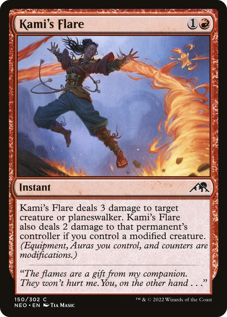 Image for Kami's Flare (150) (NEO) - Magic: The Gathering