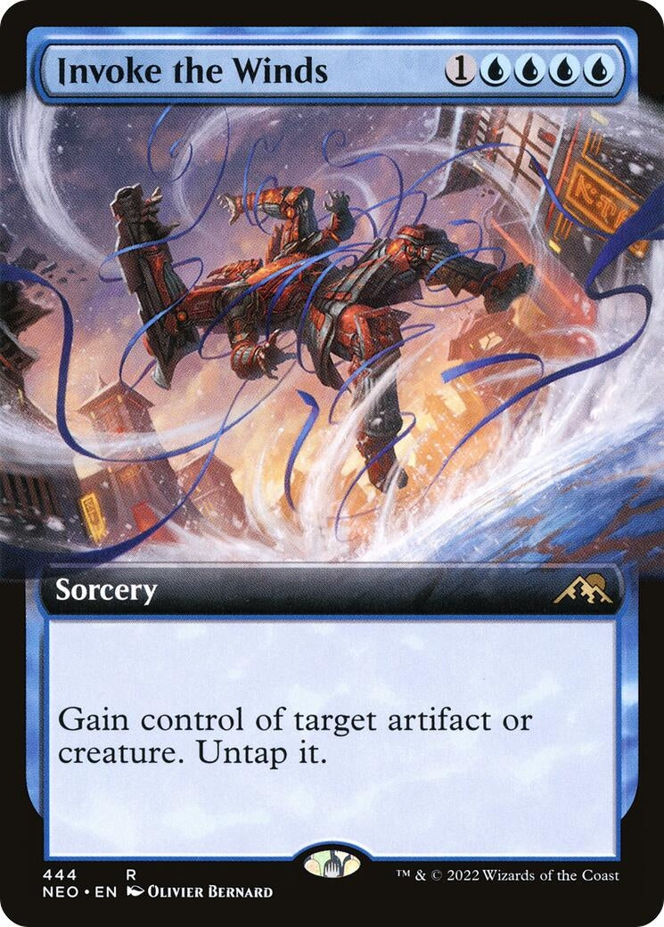 Image for Invoke the Winds (Extended Art) (444) - Magic: The Gathering