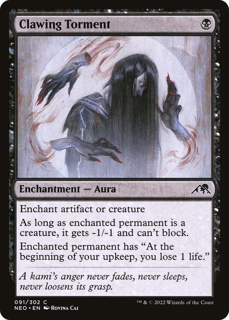 Image for Clawing Torment (91) - Magic: The Gathering