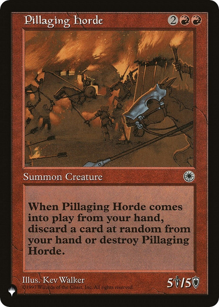 Image for Pillaging Horde (LIST) - Magic: The Gathering