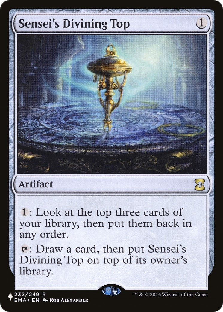 Image for Sensei's Divining Top (232/249) (LIST) - Magic: The Gathering