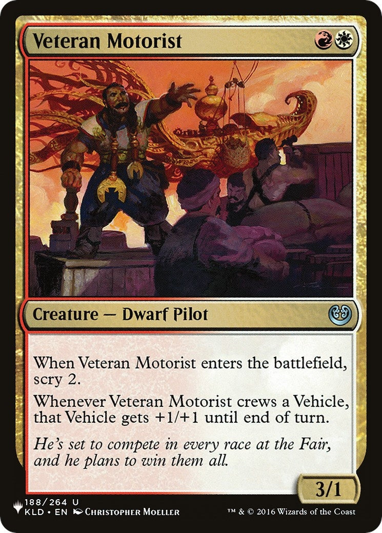 Image for Veteran Motorist (188/264) - Magic: The Gathering