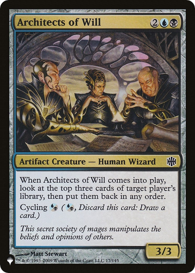 Image for Architects of Will (17/145) (LIST) - Magic: The Gathering