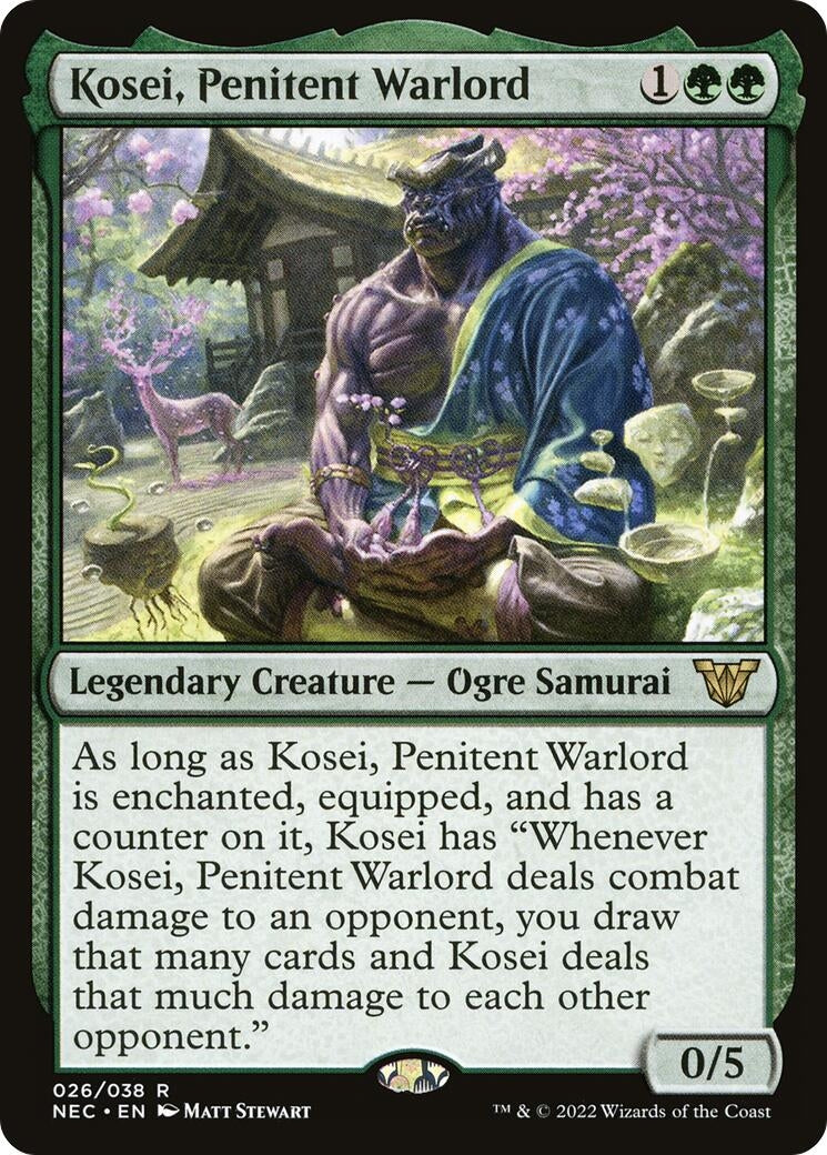 Image for Kosei, Penitent Warlord (26) - Magic: The Gathering