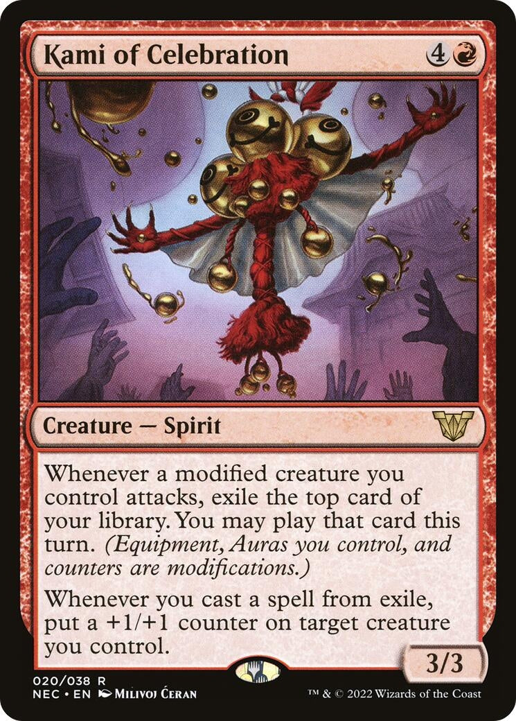 Image for Kami of Celebration (20) (NEC) - Magic: The Gathering