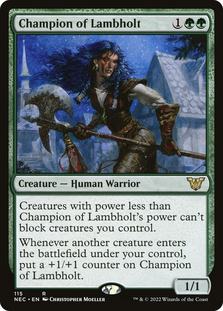 Image for Champion of Lambholt (115) (NEC) - Magic: The Gathering