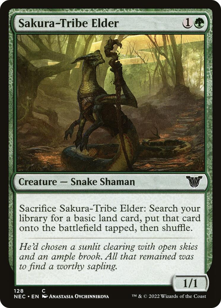 Image for Sakura-Tribe Elder (128) - Magic: The Gathering