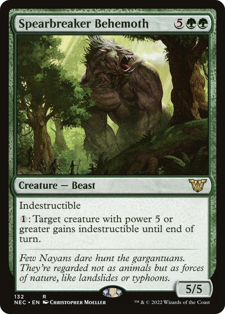 Image for Spearbreaker Behemoth (132) - Magic: The Gathering
