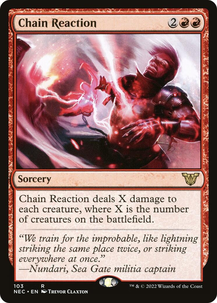 Image for Chain Reaction (103) (NEC) - Magic: The Gathering