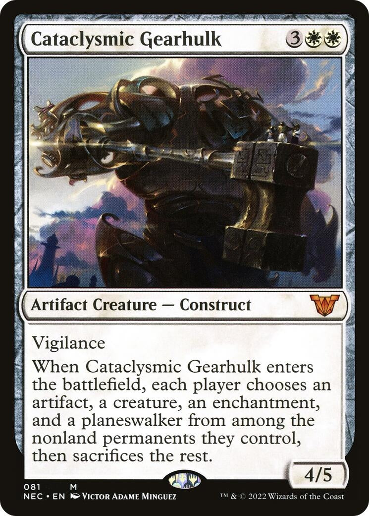 Image for Cataclysmic Gearhulk (81) (NEC) - Magic: The Gathering