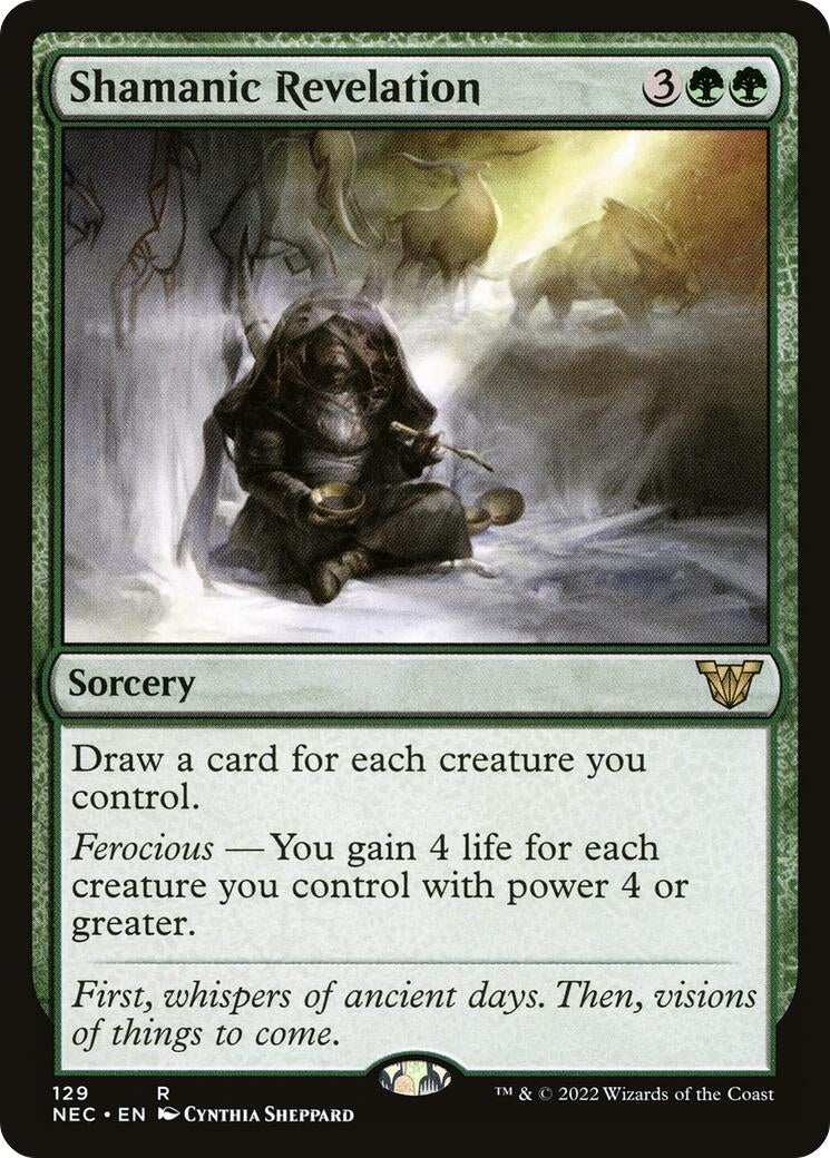 Image for Shamanic Revelation (129) (NEC) - Magic: The Gathering