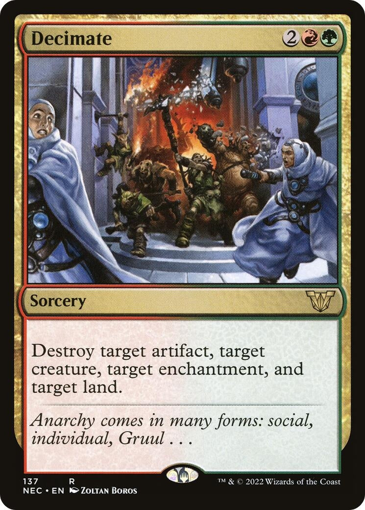 Image for Decimate (137) - Magic: The Gathering