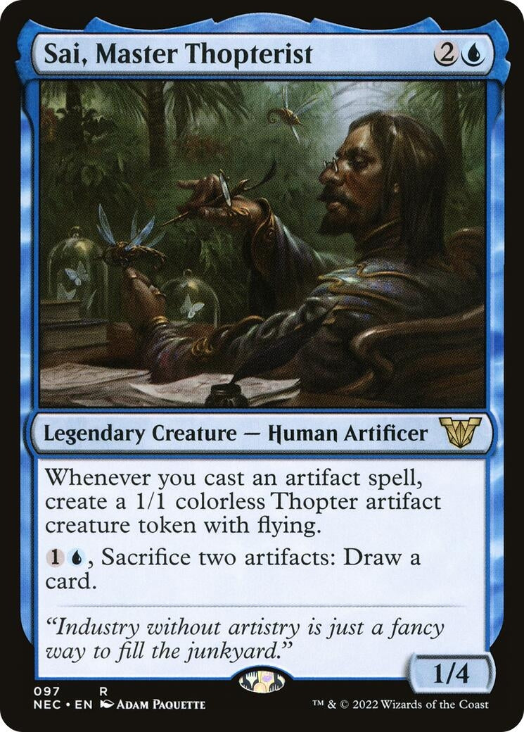 Image for Sai, Master Thopterist (97) (NEC) - Magic: The Gathering