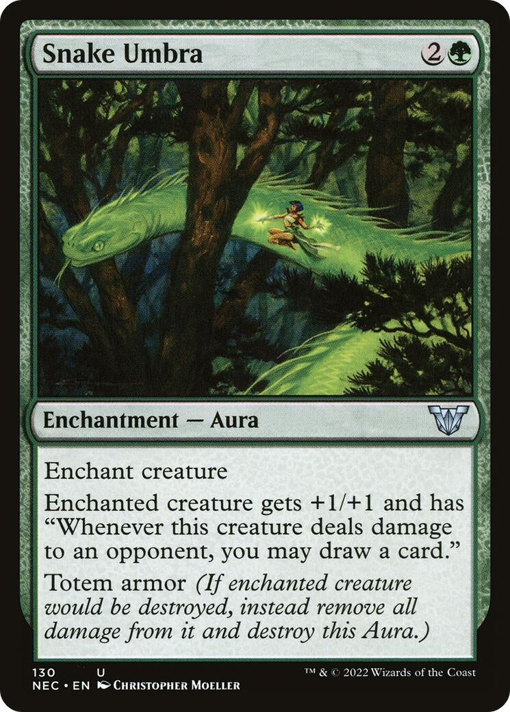 Image for Snake Umbra (130) - Magic: The Gathering