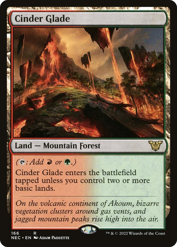 Image for Cinder Glade (166) (NEC) - Magic: The Gathering