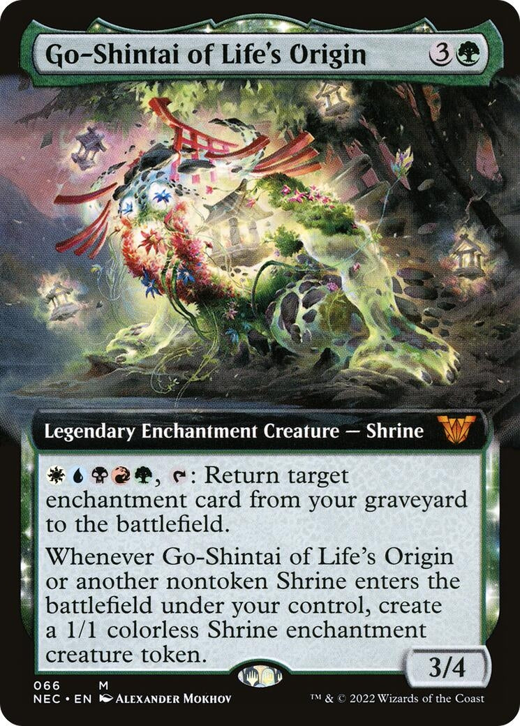 Image for Go-Shintai of Life's Origin (Extended Art) (66) (NEC) - Magic: The Gathering