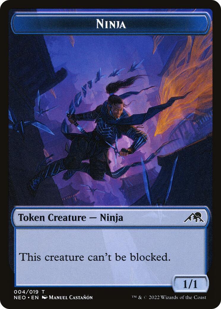 Image for Ninja Token (4) - Magic: The Gathering
