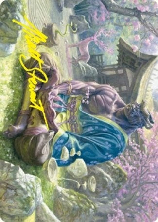 Image for Kosei, Penitent Warlord Art Card (Gold-Stamped Signature) (8) (ASNEO) - Magic: The Gathering