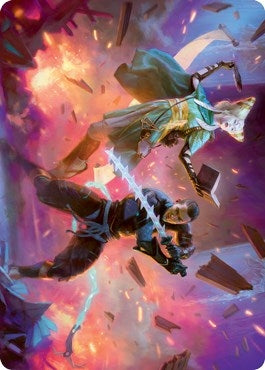 Image for Explosive Entry Art Card (13) (ASNEO) - Magic: The Gathering