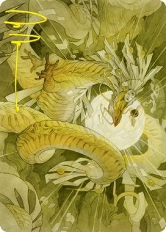Image for Brilliant Restoration Art Card (Gold-Stamped Signature) (22) (ASNEO) - Magic: The Gathering