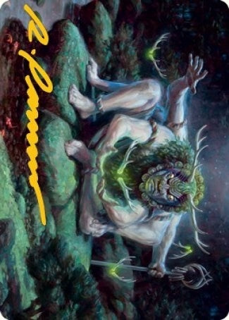 Image for Myojin of Towering Might Art Card (Gold-Stamped Signature) (34) (ASNEO) - Magic: The Gathering